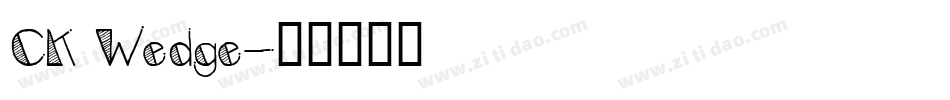 CK Wedge字体转换